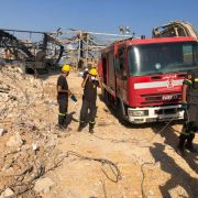 اليوم الثامن من عمليات البحث والإنقاذ في مرفأ بيروت