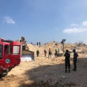 اليوم الثالث عشر من عمليات البحث والإنقاذ في مرفأ بيروت